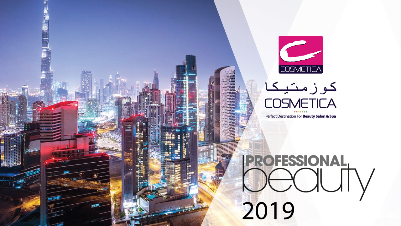 COSMETICA's Stand on Professional Beauty GCC 2019