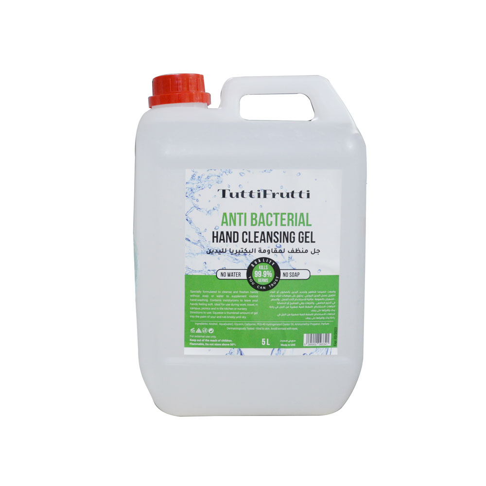 ANTI-BACTERIAL HAND SANITIZER 1 gallon, good sanitizer available in dubai