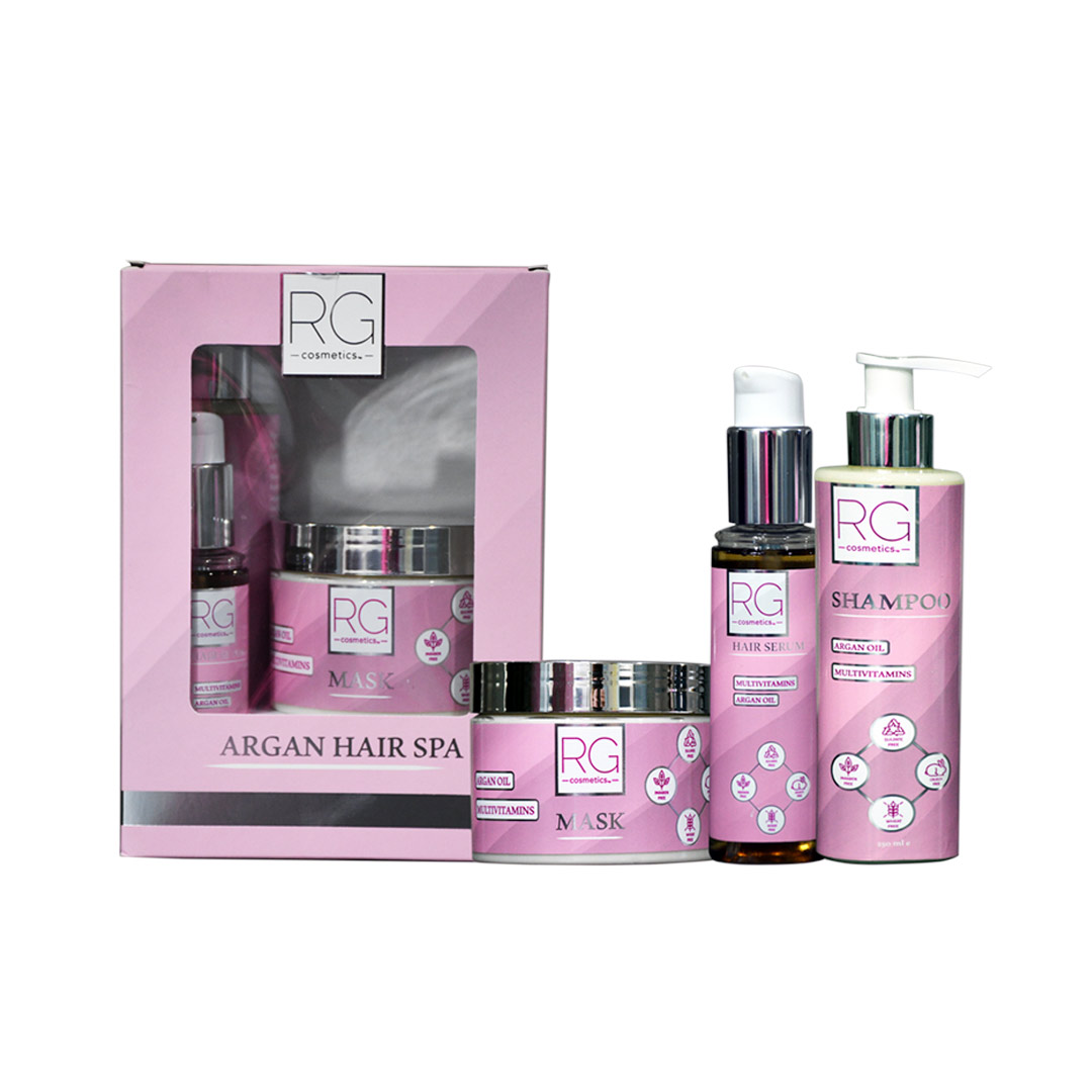 rg cosmetics argan hair spa kit