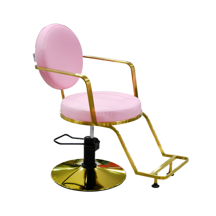 Gold line ladies salon chair  H-7248